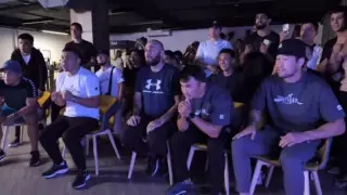 Появилось видео реакции Шавката Рахмонова на яркий дебют Алмабаева в UFC