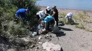 Столичные АНК и НПО провели субботник на берегу водохранилища