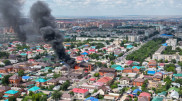 Столб черного дыма напугал жителей Актобе: эвакуированы 35 детей