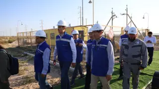 Глава "Самрук-Казына" посетил стратегические объекты фонда в Мангистау