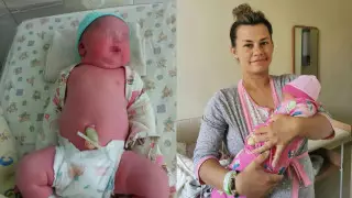 Два малыша-гиганта родились в Рудном