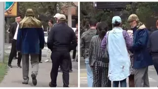 На сотрудников телеканала "Алматы" напали во время съемок