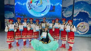 Коллектив из ВКО одержал победу на конкурсе с украинским и казахским танцами