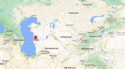 Землетрясение произошло в Каспийском море