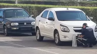 Штрафуют и снимают номера. Какой знак пропускают водители возле мечети "Хазрет Султан"