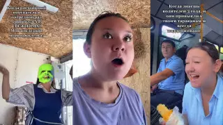 18-летняя продавщица "молочки" из Байсерке прославилась в сети