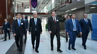 Глава государства посетил Университет имени Сулеймана Демиреля