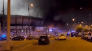 Фанаты случайно подожгли стадион в Италии: видео