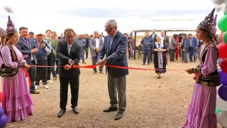 В области Улытау открыли кирпичный завод