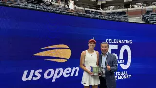 "Впереди у нее еще много побед". Утемуратов о победе Данилиной на US Open