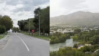 Фотограф показал самую длинную улицу в Казахстане: видео