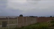 Крушение истребителя в Италии попало на видео
