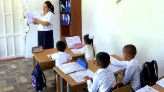 200 школьников учатся в 10 кабинетах в селе Ынтымак