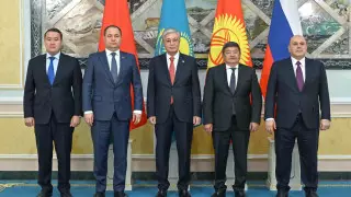 Токаев встретился с премьерами России, Беларуси и Кыргызстана