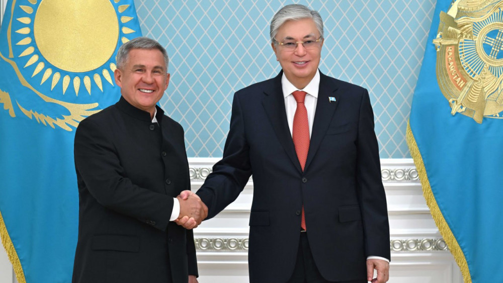 Президент Токаев принял раиса Татарстана