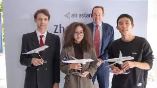 Air Astana подарила "крылья" детям. Результаты программы Zhas Kyran