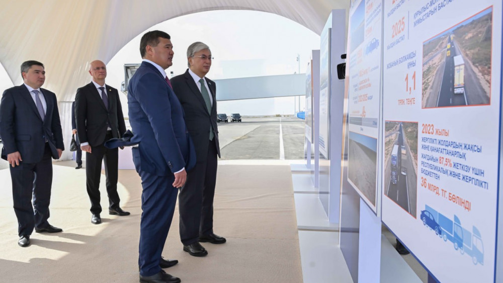 Президент сделал замечание по ширине дороги Кызылорда - Жезказган