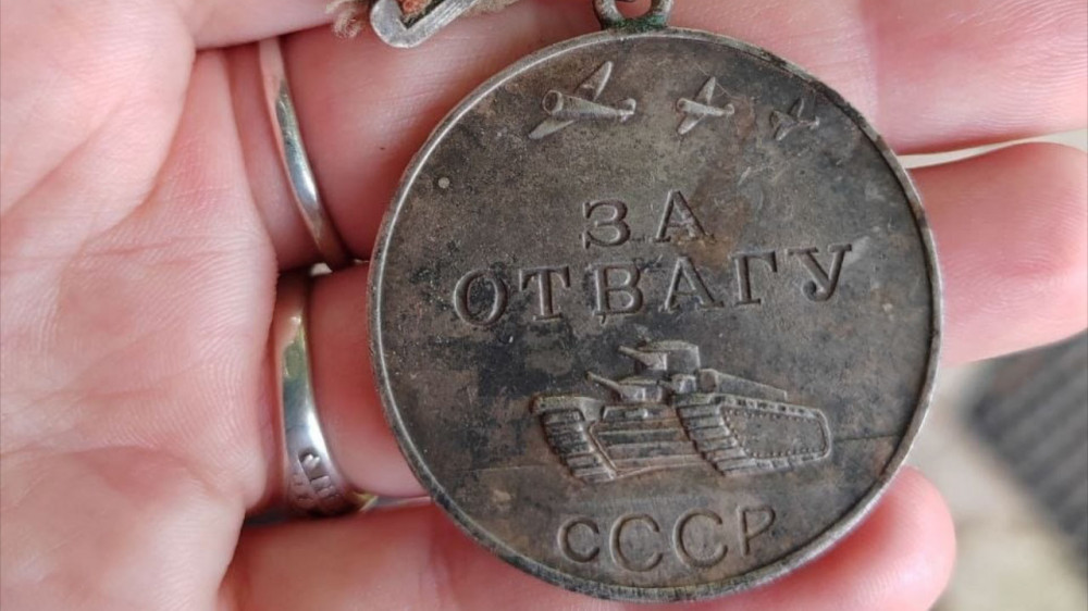 Медаль казахстанского солдата нашли в Беларуси