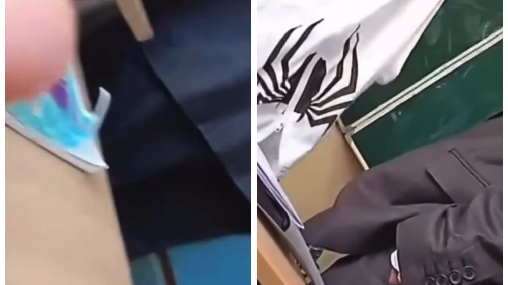 Конфликт в школе между учителем и учеником попал на видео в Актау