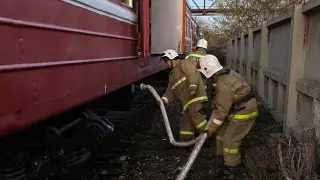 Крупный пожар локализовали в Усть-Каменогорске