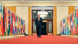 Си Цзиньпин и Первая леди Китая встретили Президента Токаева на форуме: видео