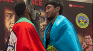 Казахстанский боец MMA устроил потасовку на дуэли взглядов: видео