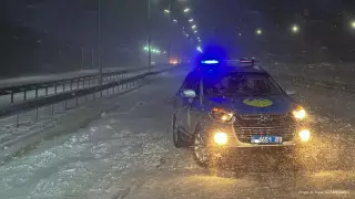 Автодороги республиканского значения закрыли из-за снега в Акмолинской области