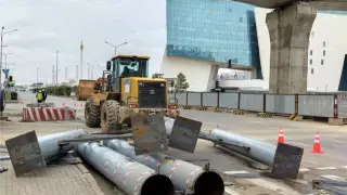 Когда восстановят движение для авто по проспекту Тауелсиздик в Астане