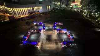 Алматинские спасатели необычно поздравили казахстанцев