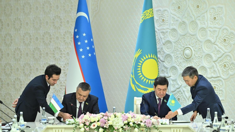 Межпарламентский совет Казахстана и Узбекистана начал свою работу