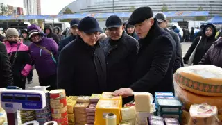 Ярмарка акмолинских сельхозпроизводителей проходит в Астане