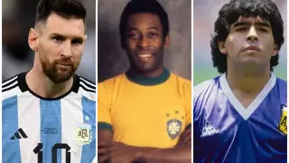 Папа римский выбрал между Месси, Марадоной и Пеле