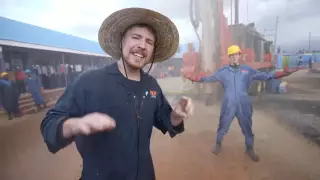 100 скважин в Африке построил известный блогер MrBeast