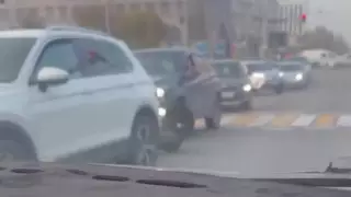 Тяжелым нокаутом закончился конфликт водителей в центре Алматы