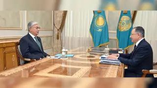 Токаев принял ректора КазНУ Туймебаева