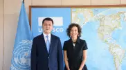 Ерлан Карин встретился с Генеральным директором ЮНЕСКО Одрэ Азуле