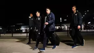 Сборная Казахстана прилетела в Словению на решающий матч отбора Евро-2024