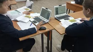 В акмолинской школе подключили высокоскоростной интернет Starlink