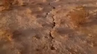 Пугающий разлом появился близ села Жетыбай в Мангистау