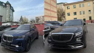 Роскошный автопарк вора в законе Камчы Кольбаева показали в Кыргызстане