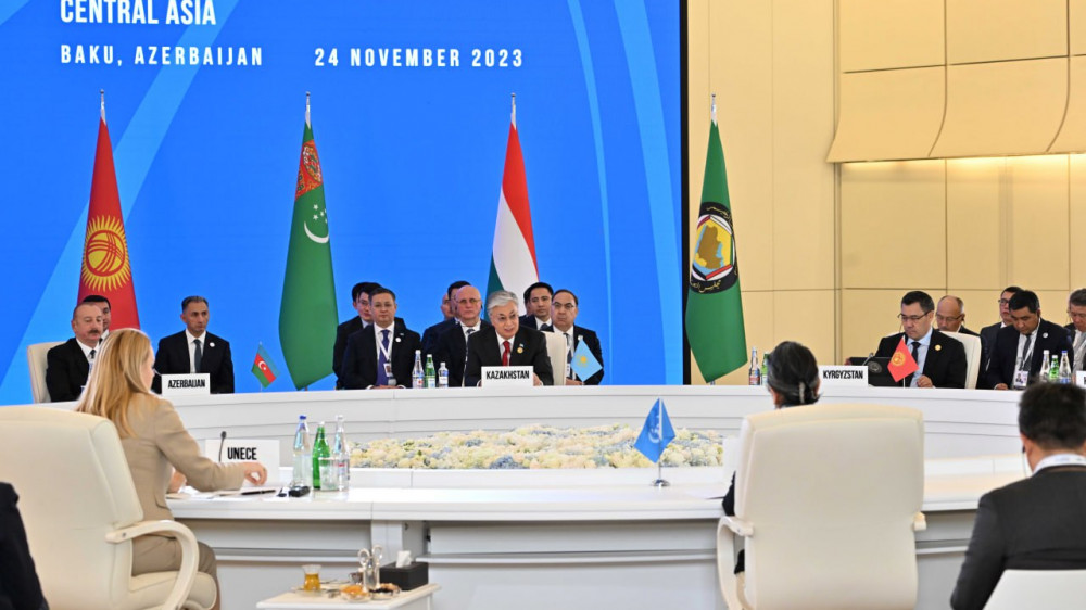 Токаев обратился к участникам саммита в Баку