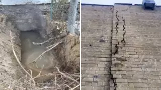 Дом пошел трещинами из-за аварии в Актау