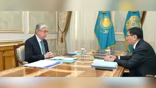 Президент Токаев принял акима Алматы Досаева
