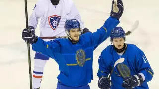 Хоккеисты из Казахстана одержали еще одну победу на ЧМ после конфуза с гимном