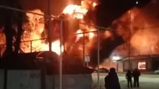 Заправка горела в селе Шелек Алматинской области