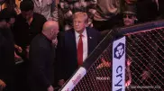 Дональд Трамп посетил бой Шавката Рахмонова в UFC
