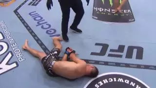 Боец ММА нокаутировал соперника и забрал бонус на турнире UFC с Рахмоновым