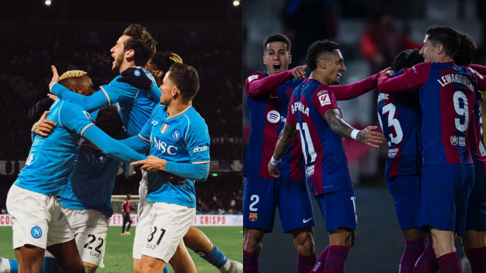 Фото: officialssnapoli/fcbarcelona/
