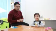 Есту қабілеті бұзылған балалардың сөйлеуін дамытатын ерекше әдістеме жасалды. Жоба авторымен сұхбат