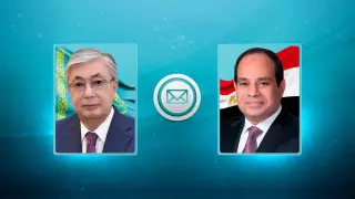 Токаев поздравил президента Египта